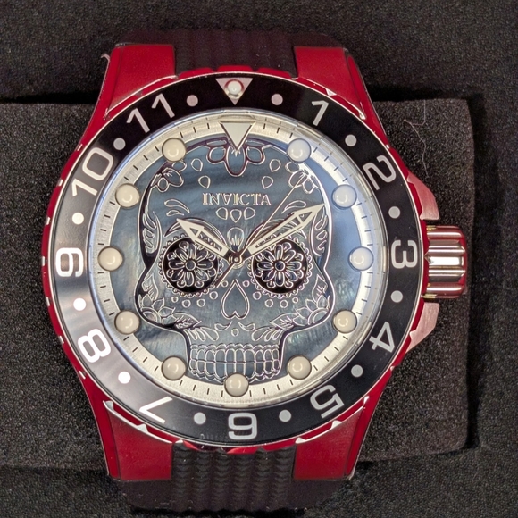 Invicta Other - Invicta Aviator Dia De Los Muertos Men's Watch w/ Mother of Pearl Dial - 50mm